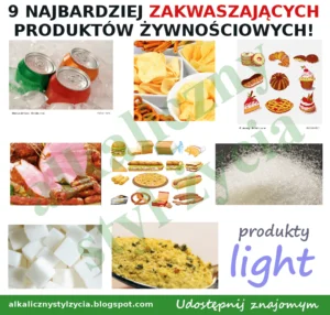 9 najbardziej zakwaszających produktów