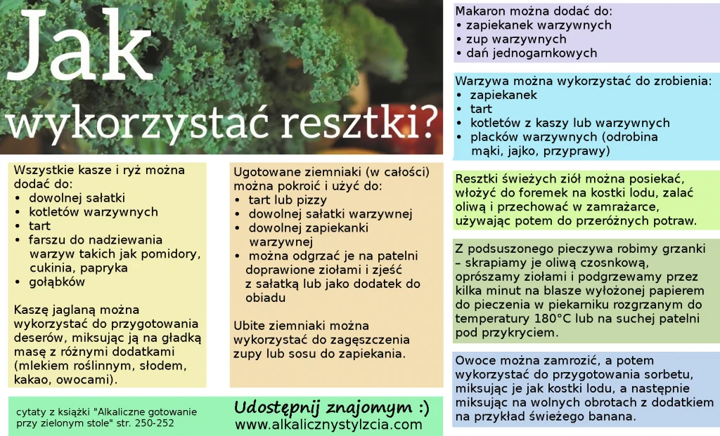 Jak wykorzystać resztki?