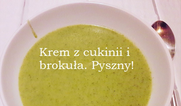 Zupa krem z cukinii i brokuła