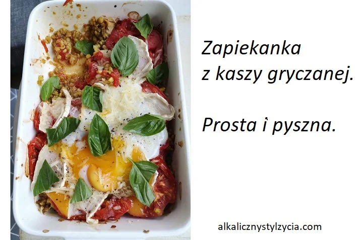 Smakowita zapiekanka z kaszy gryczanej