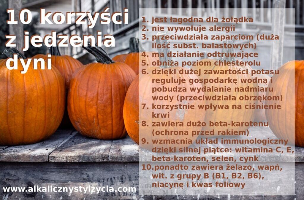 DYNIA – jej właściwości i przepis na zupę dyniową.